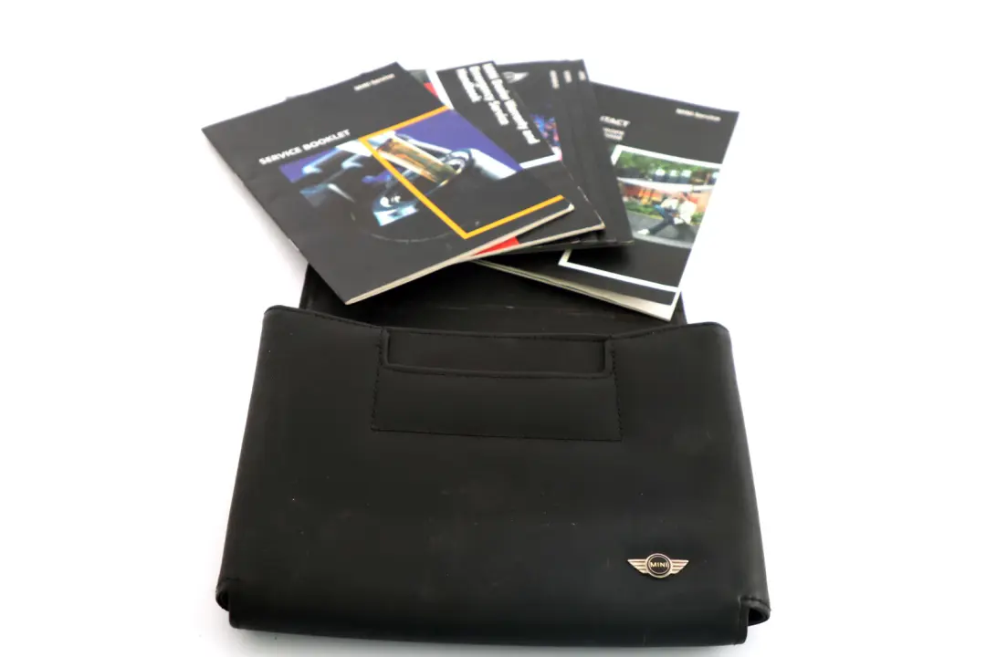 BMW Mini Cooper 1 R56 Service Booklet Radio Instructions Pouch Case Wallet Set - SKU 0013611-1 - Part number 0013611