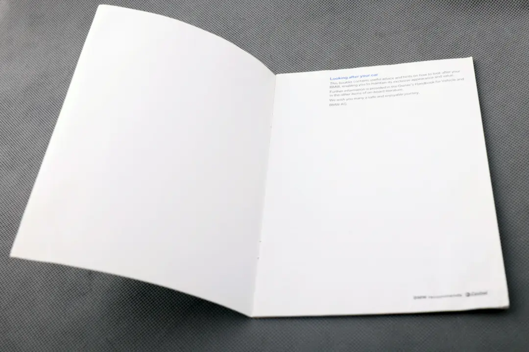 6Series E60 E81 E87 E90 Book Looking After Your Car Care Tips English to BMW 1 3 5 with Part number 0013751 BMW 1 3 5 6Series E60 E81 E87 E90 Book Looking After Your Car Care Tips English - SKU 13751 - Part number 0013751