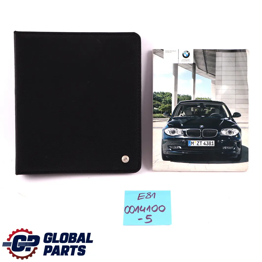 Owner's Handbook Manual Pouch Case Wallet to BMW 1 Series 5 E81 E87 LCI with Part number 0014100 BMW 1 Series 5 E81 E87 LCI Owner's Handbook Manual Pouch Case Wallet - SKU 0014100-5 - Part number 0014100
