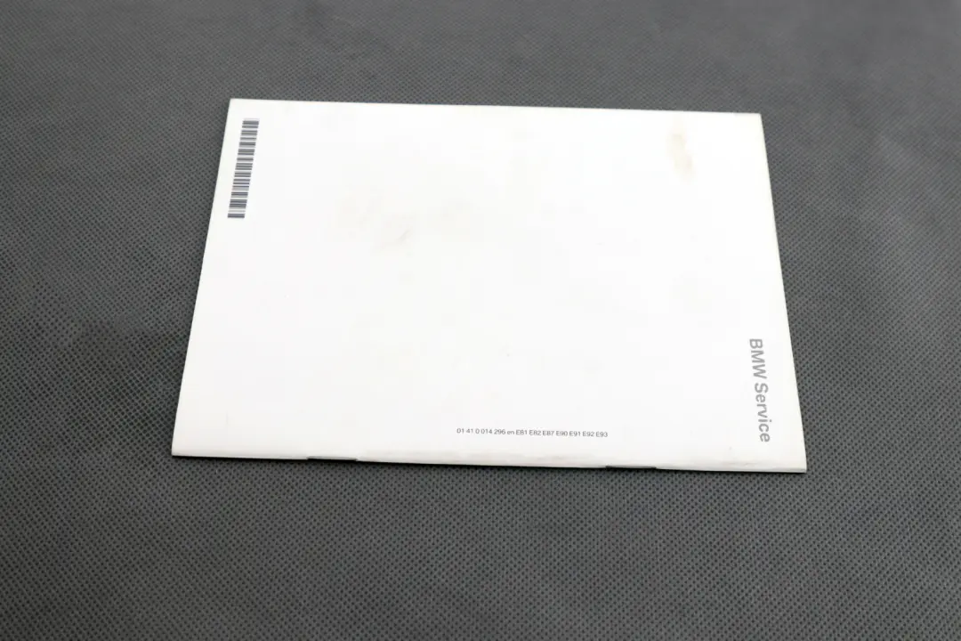 BMW 1 3 Series 3 E87 E90 Service Booklet Book 09/2007-09/2008 - SKU 0014296-3 - Part number 0014296
