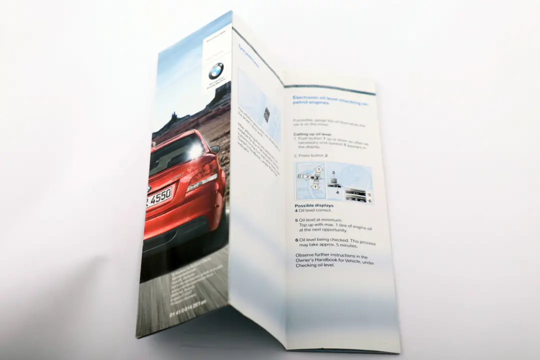BMW E82 E88 Service Booklet Owner's Handbook Pouch Case Wallet - SKU 0014626 - Part number 0014626