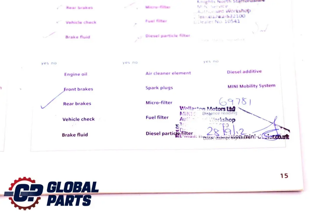 Service Booklet Owner's Handbook Pouch Case Wallet Set to BMW Mini Cooper R56 with Part number 0014998 BMW Mini Cooper R56 Service Booklet Owner's Handbook Pouch Case Wallet Set - SKU 0014998 - Part number 0014998