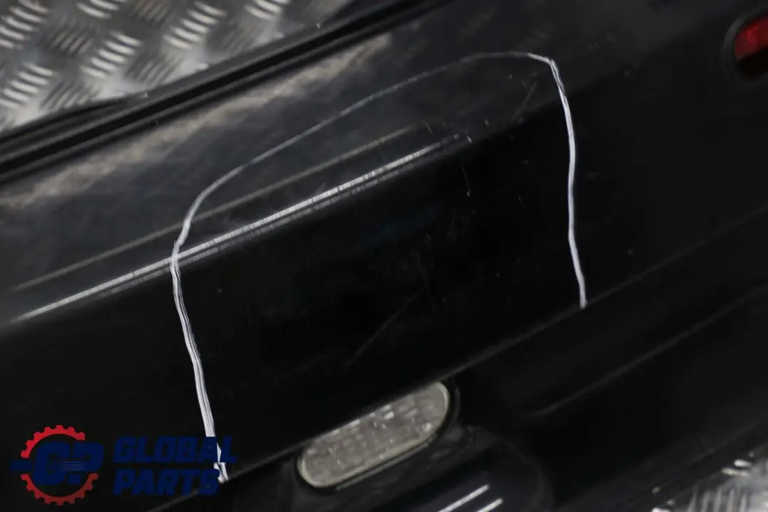 BMW Mini Cooper R50 JCW Aerokit Aero Complete Rear Bumper Panel Black - SKU 0021931-BLK - Part number 0021931