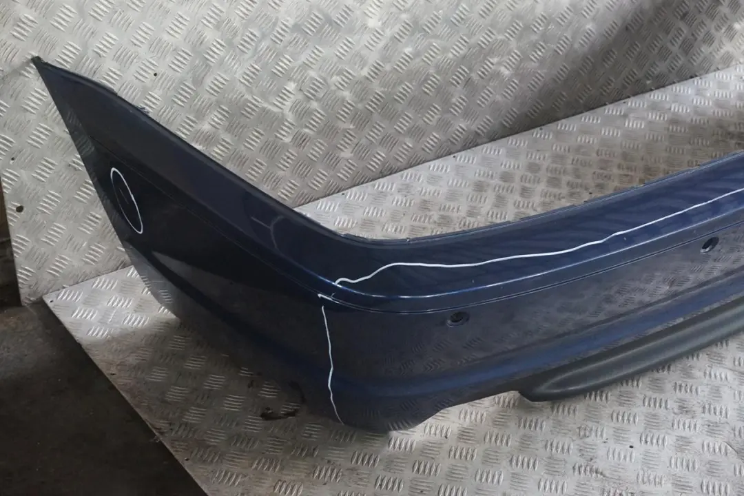 BMW 3 E46 Coupe Cabrio M Sport Paket Stossfänger Hinten PDC Mysticblau - A07 - SKU 0025185-MYS - Teilenummer 0025185