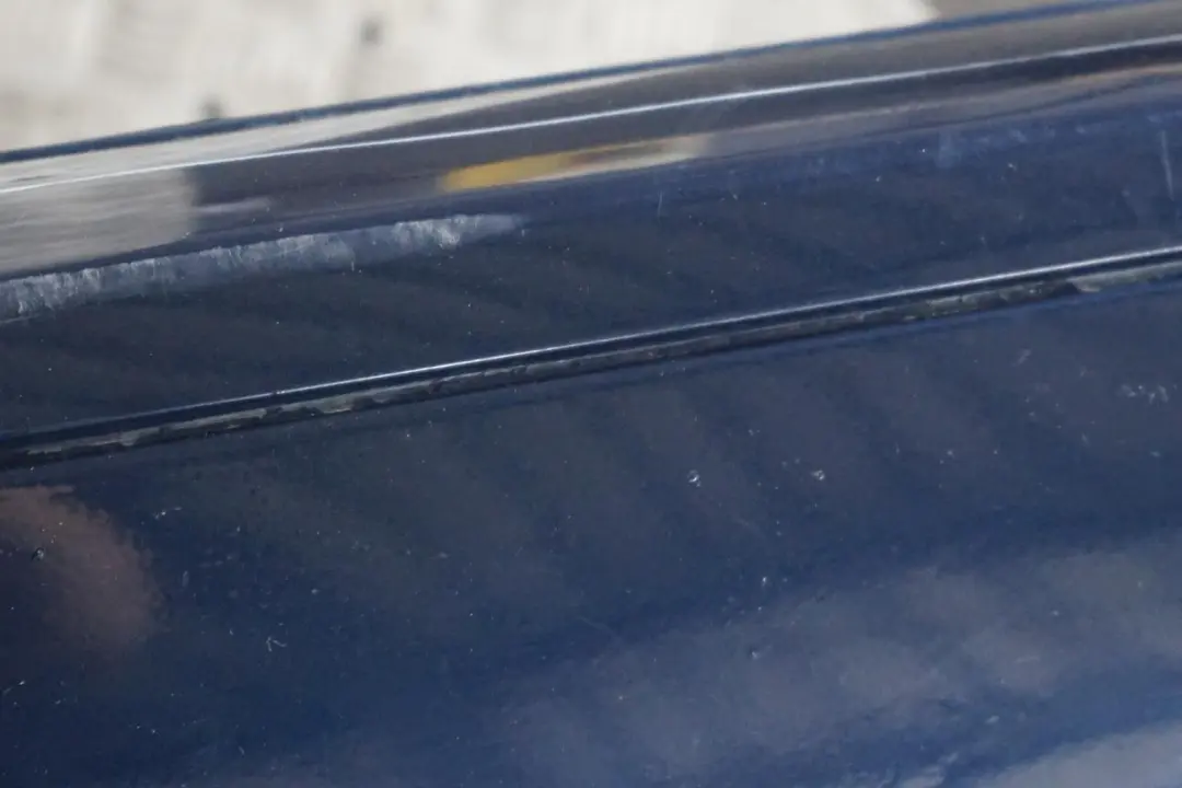 BMW 3 E46 Coupe Cabrio M Sport Rear Bumper Trim Panel PDC Mysticblau Blue - A07 - SKU 0025185-MYS - Part number 0025185