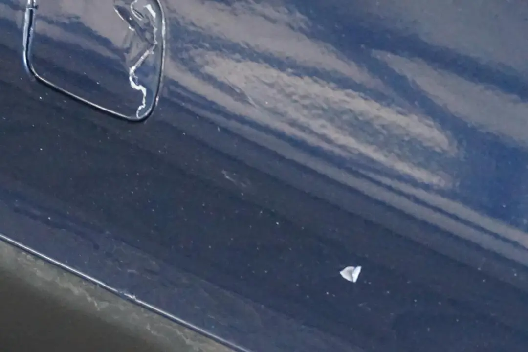 BMW 3 E46 Coupe Cabrio M Sport Rear Bumper Trim Panel PDC Mysticblau Blue - A07 - SKU 0025185-MYS - Part number 0025185