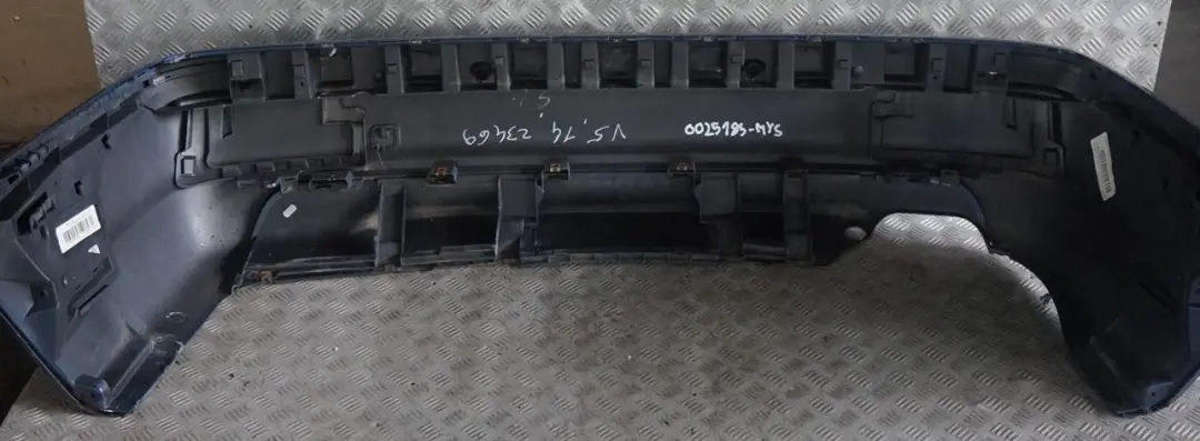 BMW 3 E46 Coupe Cabrio M Sport Rear Bumper Trim Panel PDC Mysticblau Blue - A07 - SKU 0025185-MYS - Part number 0025185