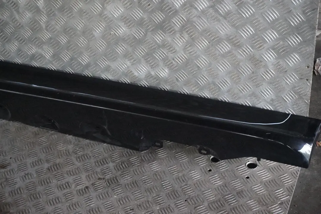 BMW 3 E46 M Sport Left N/S Side Sill Skirt Kick Panel Black Sapphire - 475 - SKU 0026629-BS - Part number 0026629