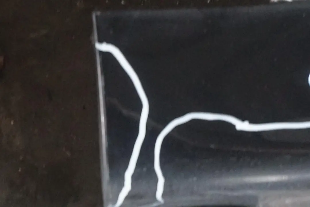 BMW 3 E46 M Sport Left N/S Side Sill Skirt Kick Panel Black Sapphire - 475 - SKU 0026629-BS - Part number 0026629