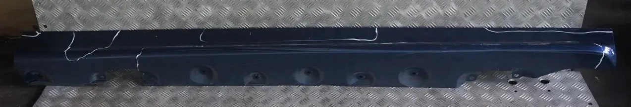 BMW 3 E46 M Sport Left N/S Side Sill Skirt Kick Panel Mysticblau Blue - A07