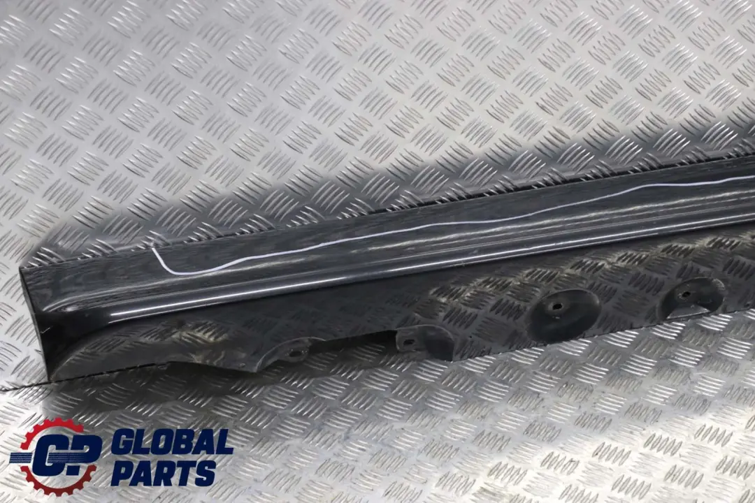BMW 3 E46 M Sport Right O/S Side Sill Skirt Kick Panel Black Sapphire - 475 - SKU 0026630-BS - Part number 0026630