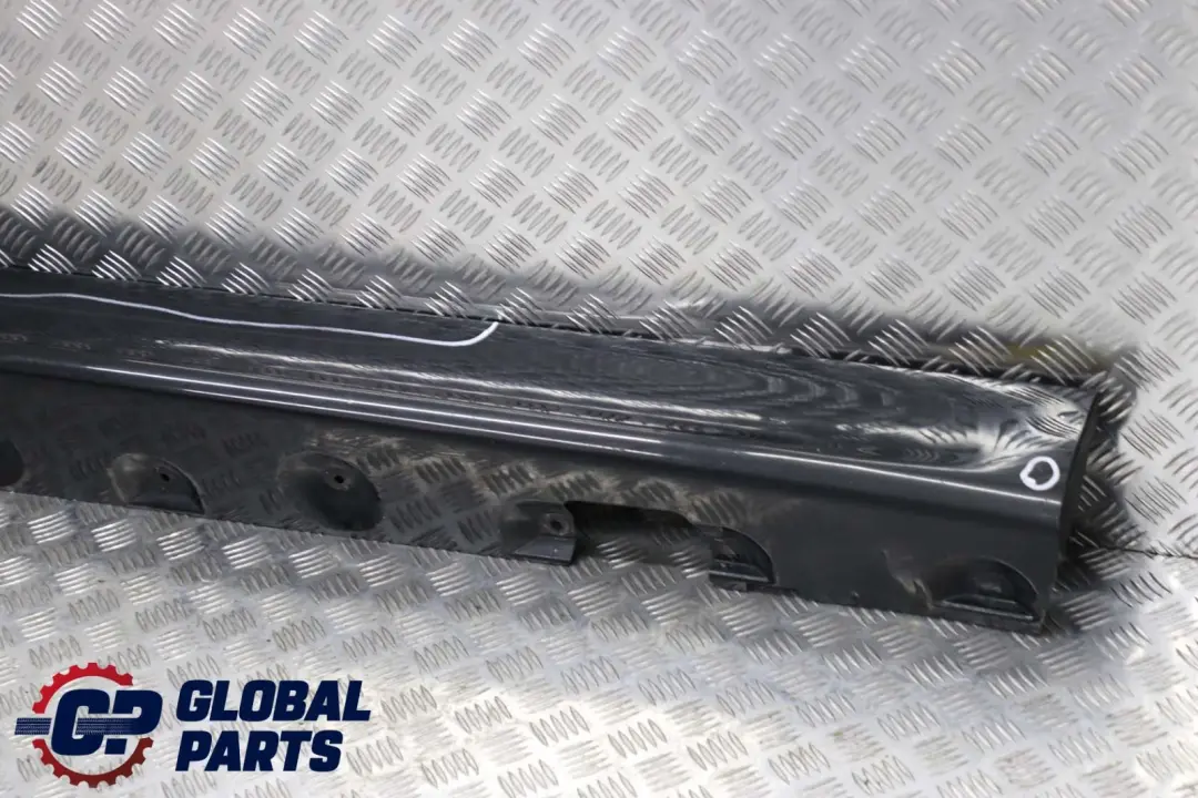BMW 3 E46 M Sport Right O/S Side Sill Skirt Kick Panel Black Sapphire - 475 - SKU 0026630-BS - Part number 0026630