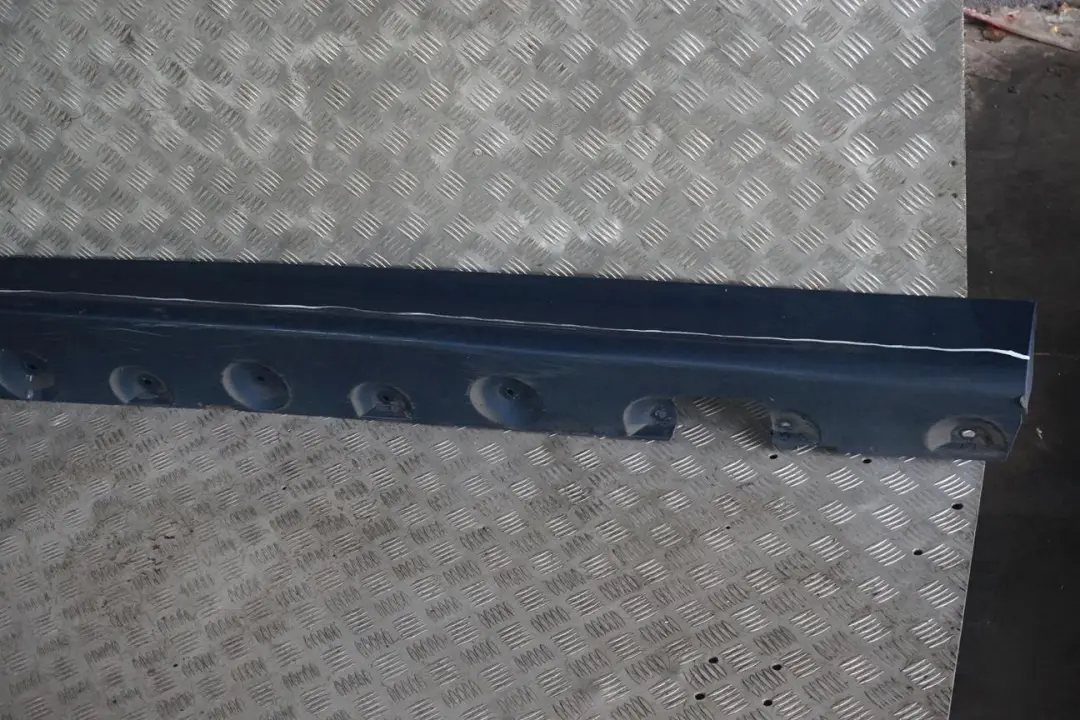 BMW 3 E46 M Sport Right O/S Side Sill Skirt Kick Panel Mysticblau Blue - A07 - SKU 0026630-MYS - Part number 0026630