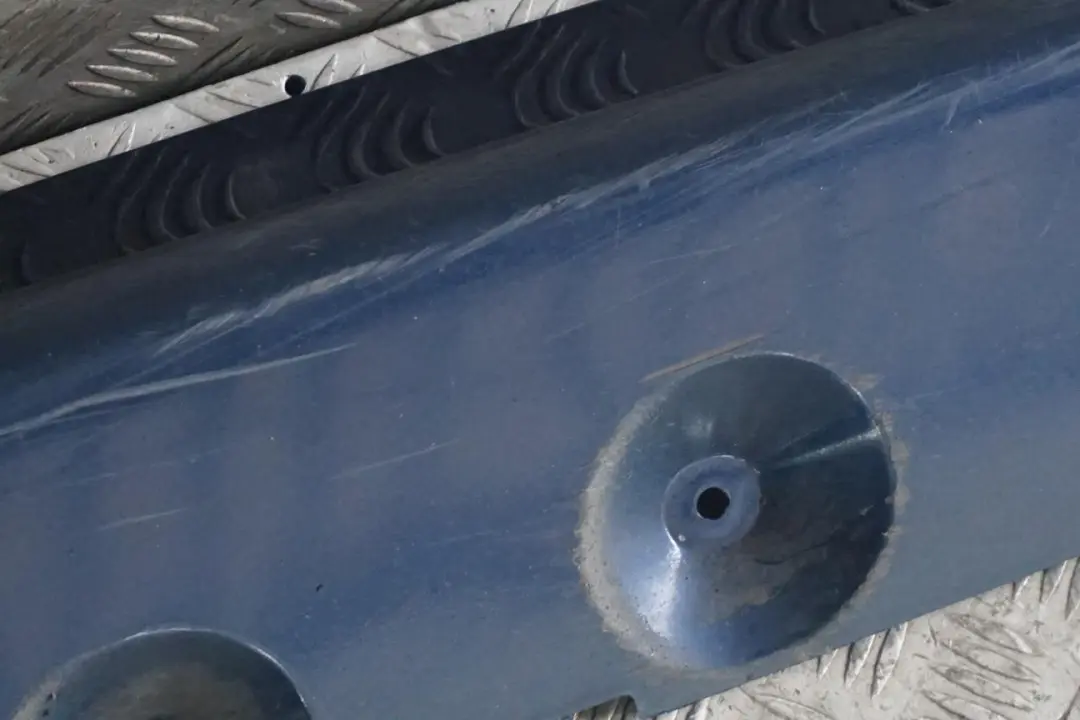 BMW 3 E46 M Sport Right O/S Side Sill Skirt Kick Panel Mysticblau Blue - A07 - SKU 0026630-MYS - Part number 0026630