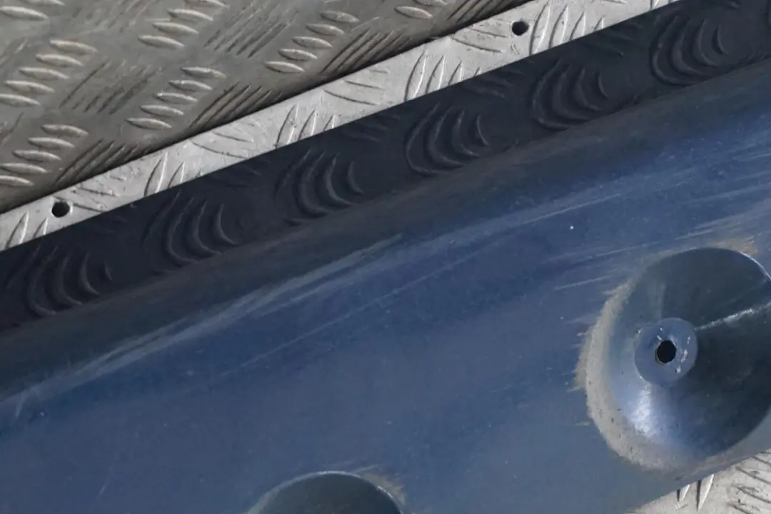 BMW 3 E46 M Sport Right O/S Side Sill Skirt Kick Panel Mysticblau Blue - A07 - SKU 0026630-MYS - Part number 0026630