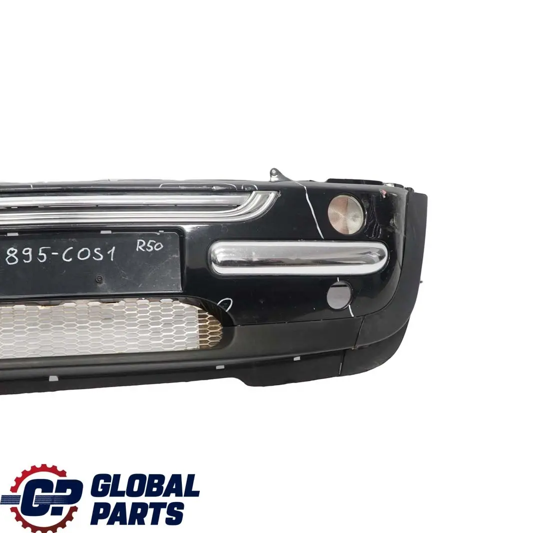 Stossfänger Vorn Cosmosschwarz Schwarz Metallic - 303 für BMW Mini R50 Cooper mit Teilenummer 0029895 BMW Mini R50 Cooper Stossfänger Vorn Cosmosschwarz Schwarz Metallic - 303 - SKU 0029895-COS1 - Teilenummer 0029895