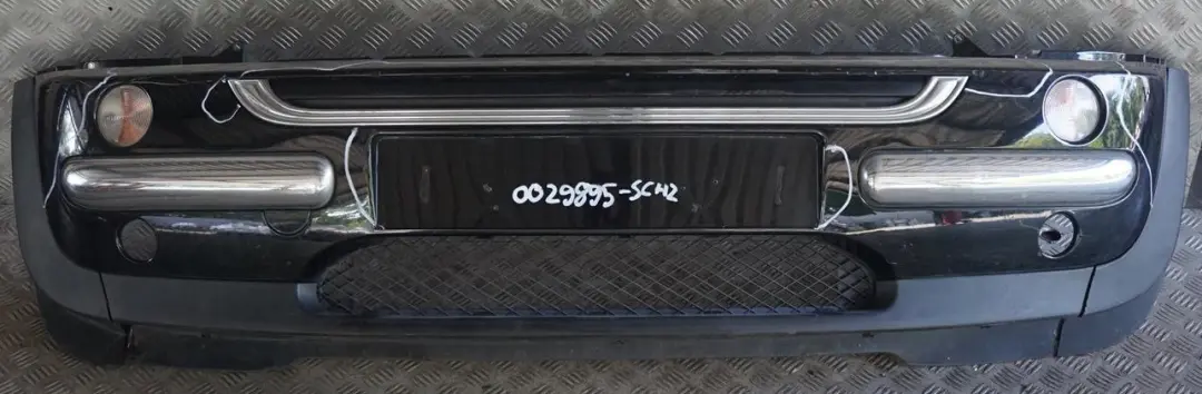 BMW Mini Cooper R50 2 Complete Front Bumper Panel Schwarz 2 Black - 668 - SKU 0029895-SCH2 - Part number 0029895