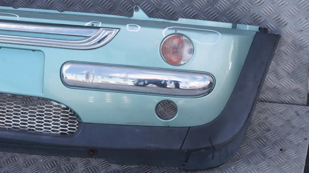 Stossfänger Vorn Silk Green Gruen Metallic - 901 für BMW Mini Cooper R50 mit Teilenummer 0029895 BMW Mini Cooper R50 Stossfänger Vorn Silk Green Gruen Metallic - 901 - SKU 0029895-SILK - Teilenummer 0029895