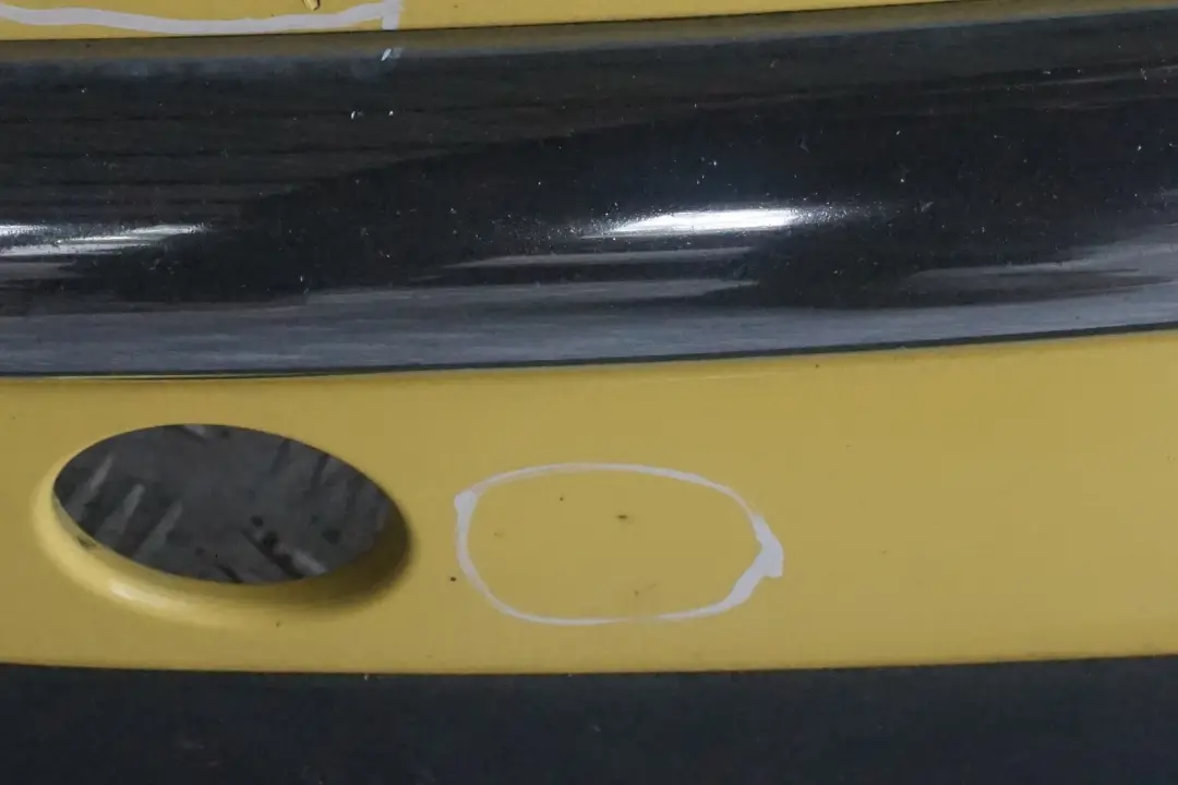 Complete Front Bumper Panel Liquid Yellow - 902 to BMW MINI Cooper R50 1 with Part number 0029895 BMW MINI Cooper R50 1 Complete Front Bumper Panel Liquid Yellow - 902 - SKU 0029895-YEL1 - Part number 0029895