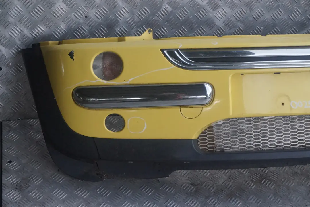 Complete Front Bumper Panel Liquid Yellow - 902 to BMW MINI Cooper R50 1 with Part number 0029895 BMW MINI Cooper R50 1 Complete Front Bumper Panel Liquid Yellow - 902 - SKU 0029895-YEL1 - Part number 0029895