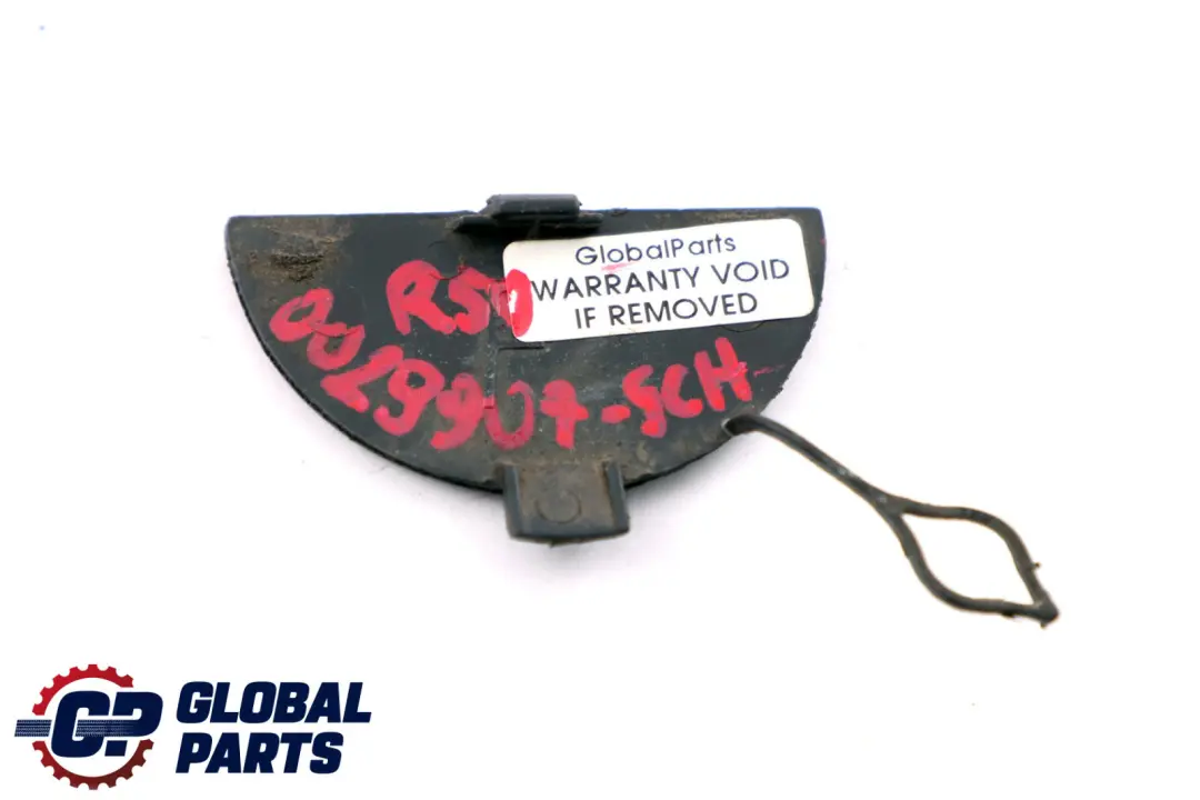 BMW Mini One Cooper R50 Front Bumper Towing Eye Cover Black Schwarz 2 668 - SKU 0029907-SCH - Part number 0029907