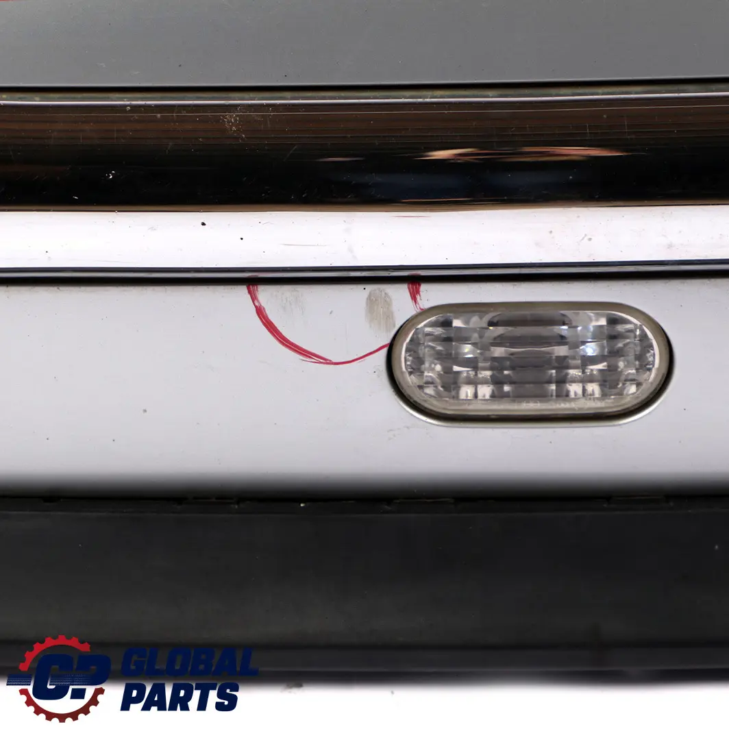 Bumper Trim Cover Panel Pure Silver Metallic - 900 to Mini Cooper One R50 Rear with Part number 0029925 Mini Cooper One R50 Rear Bumper Trim Cover Panel Pure Silver Metallic - 900 - SKU 0029925-PS5 - Part number 0029925
