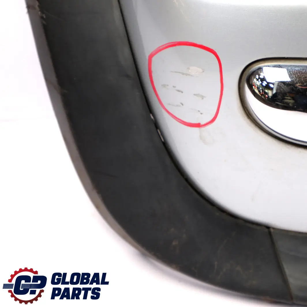 Bumper Trim Cover Panel Pure Silver Metallic - 900 to Mini Cooper One R50 Rear with Part number 0029925 Mini Cooper One R50 Rear Bumper Trim Cover Panel Pure Silver Metallic - 900 - SKU 0029925-PS5 - Part number 0029925