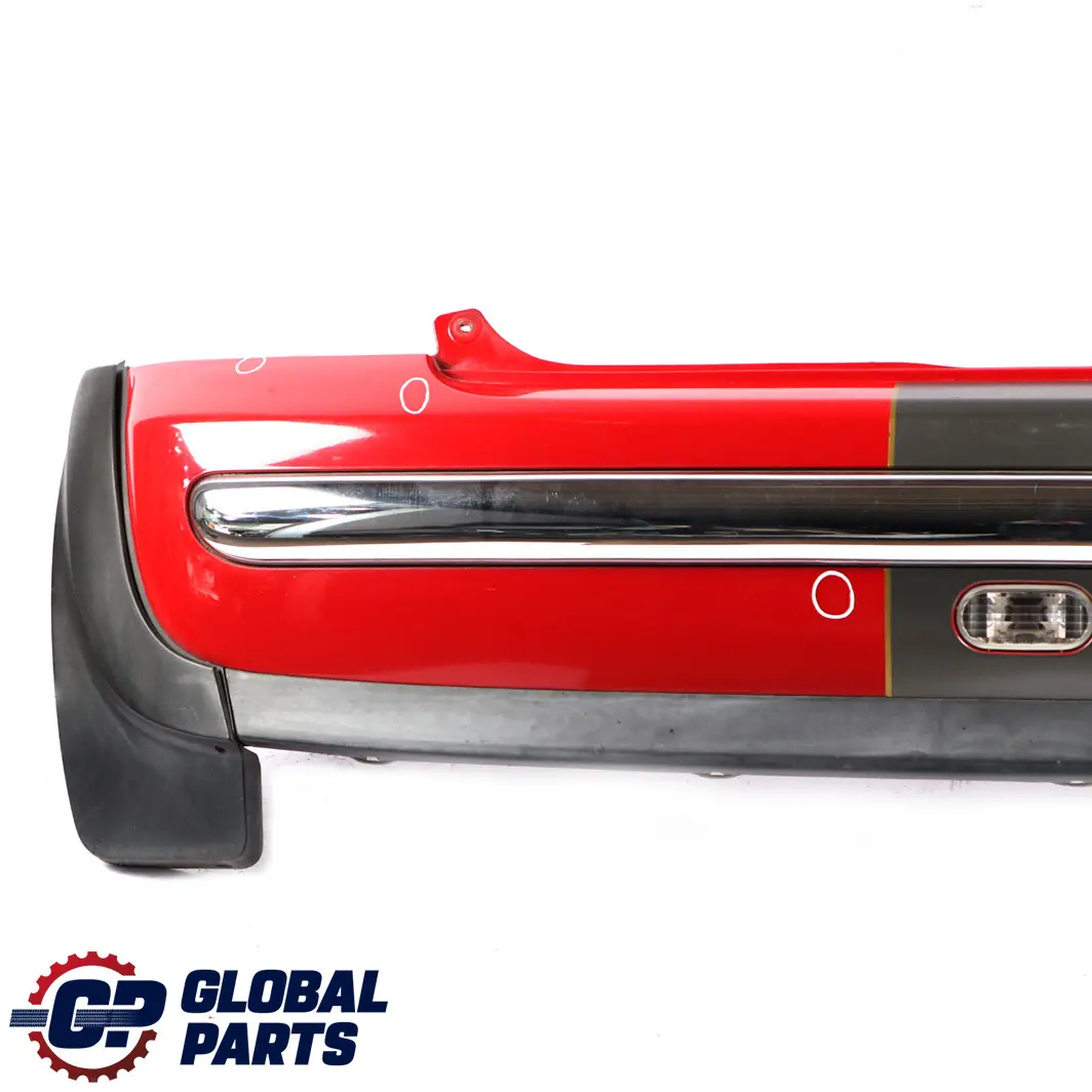Mini Cooper R50 Rear Bumper Panel Chili Red - 851 - SKU 0029926-CHRED2 - Part number 0029926
