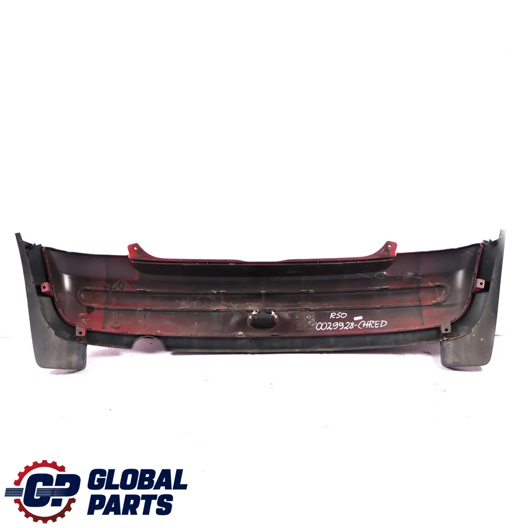 Bumper Panel Chili Red - 851 to Mini Cooper R50 Rear with Part number 0029926 Mini Cooper R50 Rear Bumper Panel Chili Red - 851 - SKU 0029926-CHRED2 - Part number 0029926