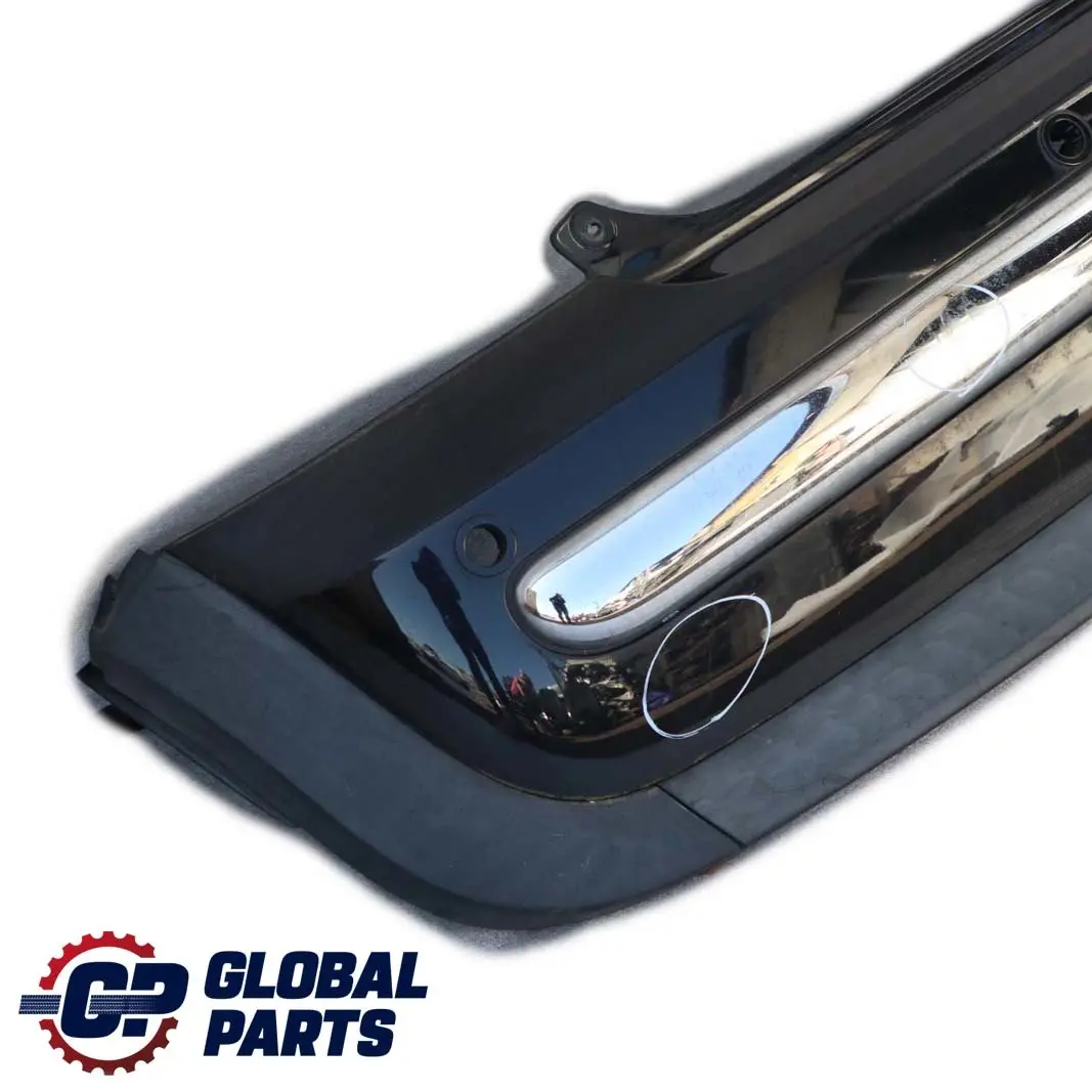 MINI Cooper R50 Rear Bumper Panel PDC Holes Cosmosschwarz Cosmos Black - 303 - SKU 0029926-COS - Part number 0029926