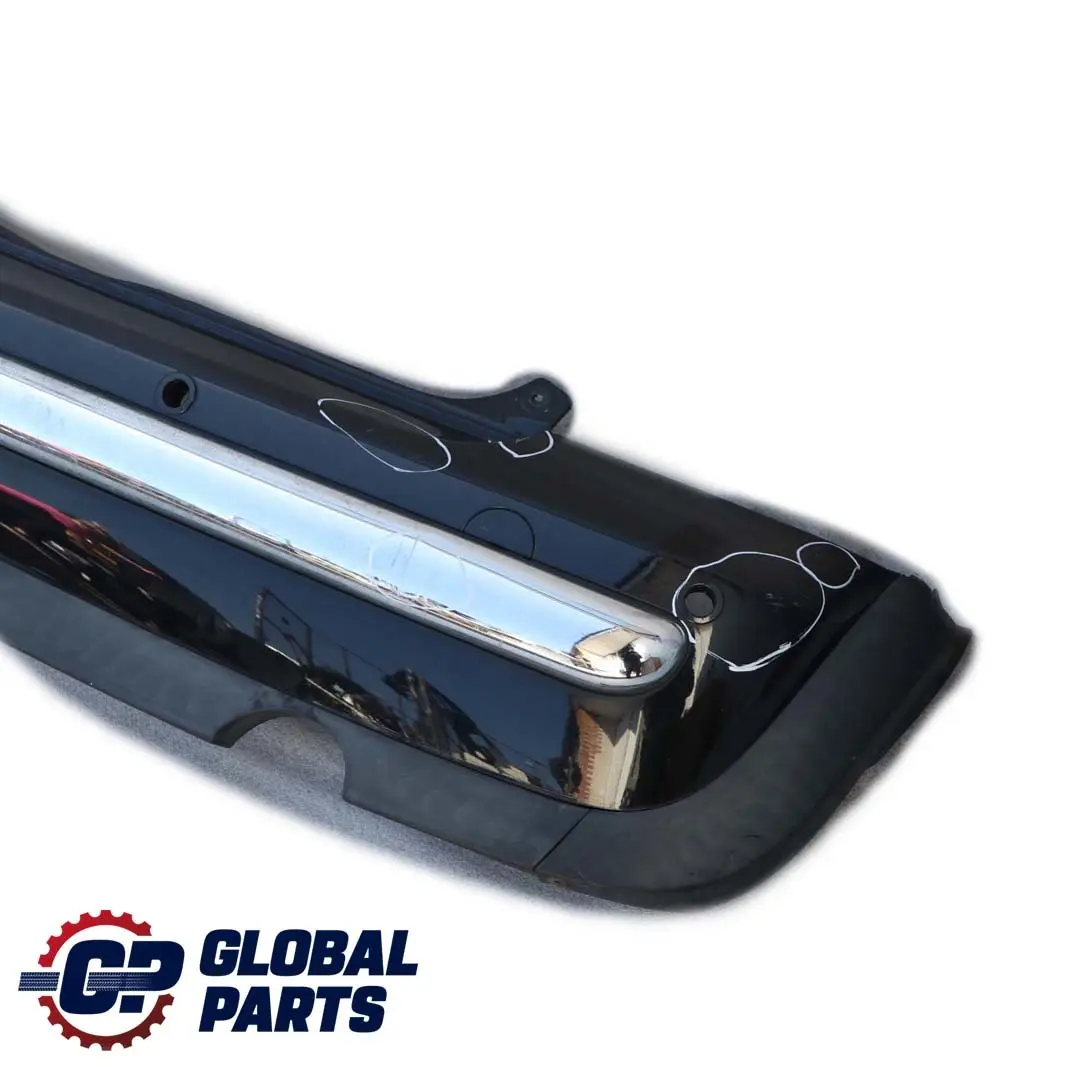 MINI Cooper R50 Rear Bumper Panel PDC Holes Cosmosschwarz Cosmos Black - 303 - SKU 0029926-COS - Part number 0029926