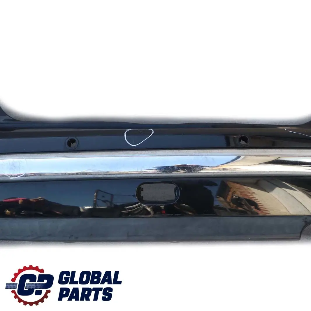 MINI Cooper R50 Rear Bumper Panel PDC Holes Cosmosschwarz Cosmos Black - 303 - SKU 0029926-COS - Part number 0029926
