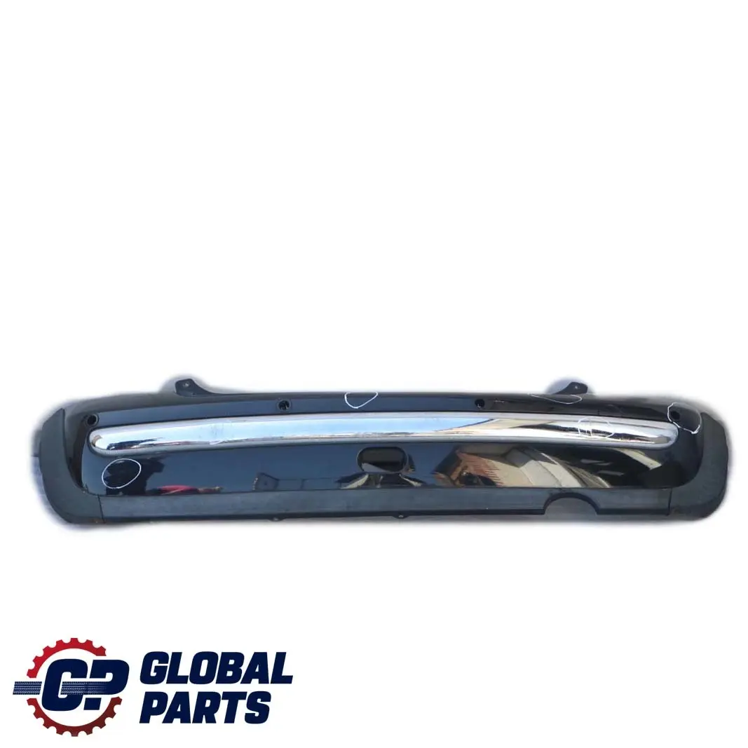 Bumper Panel PDC Holes Cosmosschwarz Cosmos Black - 303 to MINI Cooper R50 Rear with Part number 0029926 MINI Cooper R50 Rear Bumper Panel PDC Holes Cosmosschwarz Cosmos Black - 303 - SKU 0029926-COS - Part number 0029926