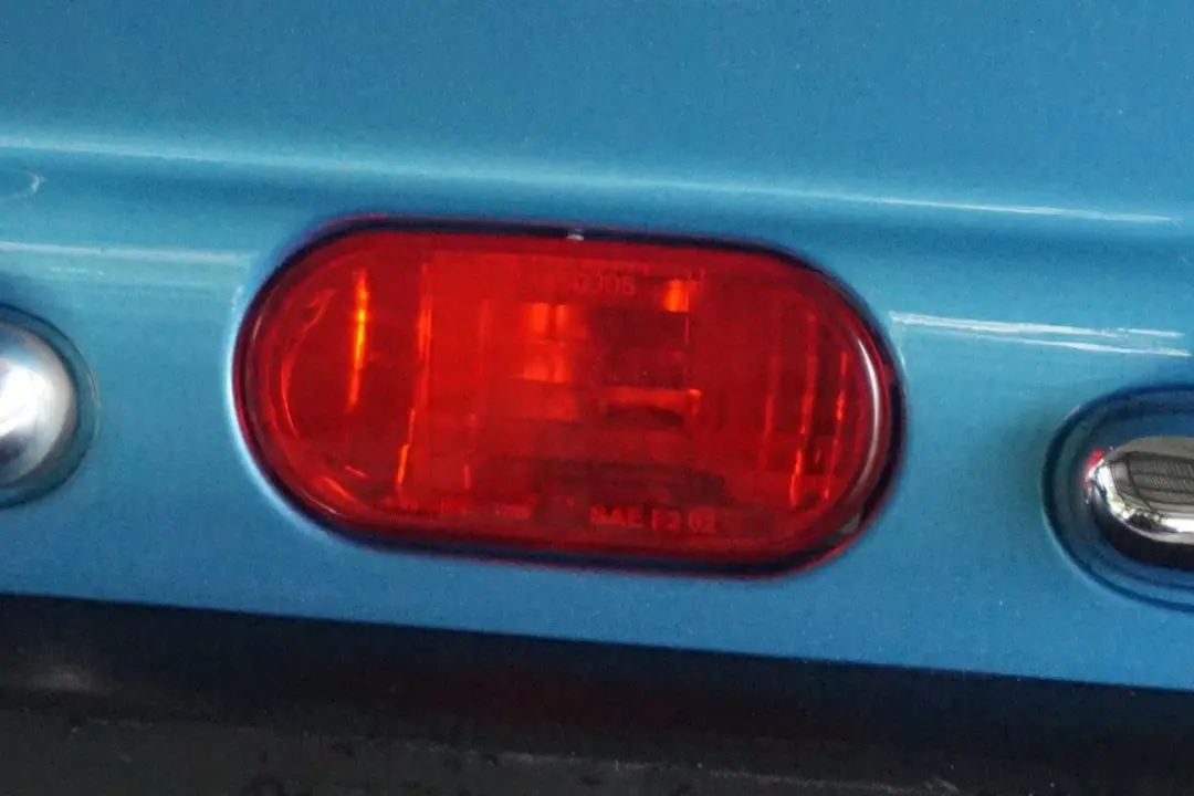 Bumper Panel Electric Blue Metallic - 870 to BMW Mini Cooper R50 Rear with Part number 0029926 BMW Mini Cooper R50 Rear Bumper Panel Electric Blue Metallic - 870 - SKU 0029926-ELB - Part number 0029926