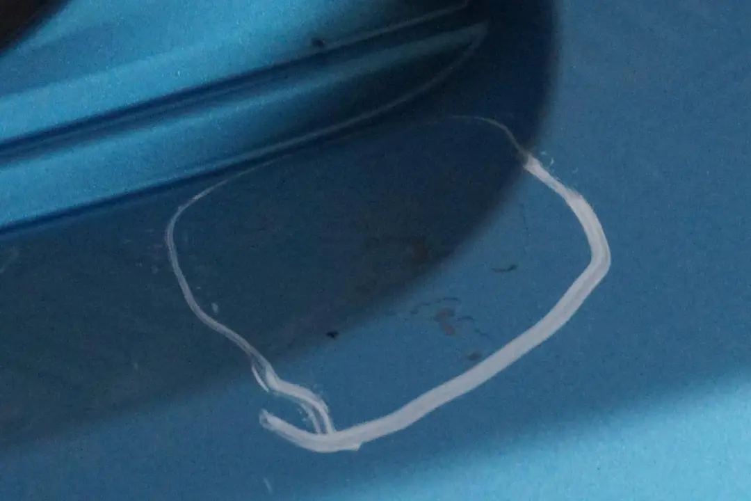 BMW Mini Cooper R50 Rear Bumper Panel Electric Blue Metallic - 870 - SKU 0029926-ELB - Part number 0029926