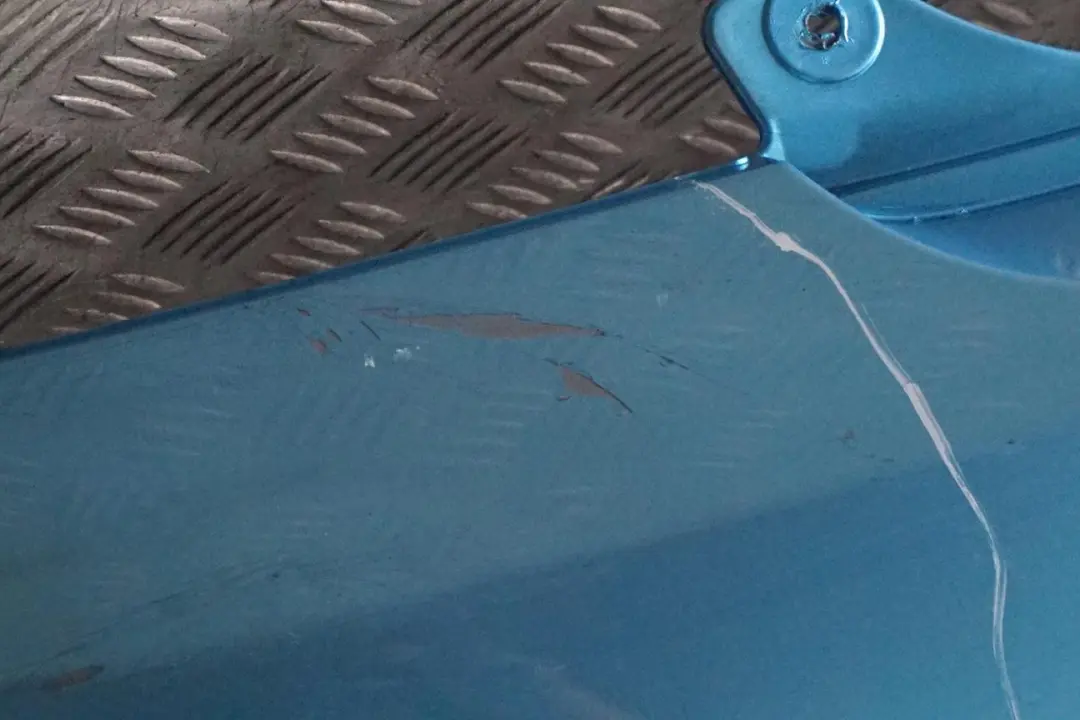 BMW Mini Cooper R50 Rear Bumper Panel Electric Blue Metallic - 870 - SKU 0029926-ELB - Part number 0029926