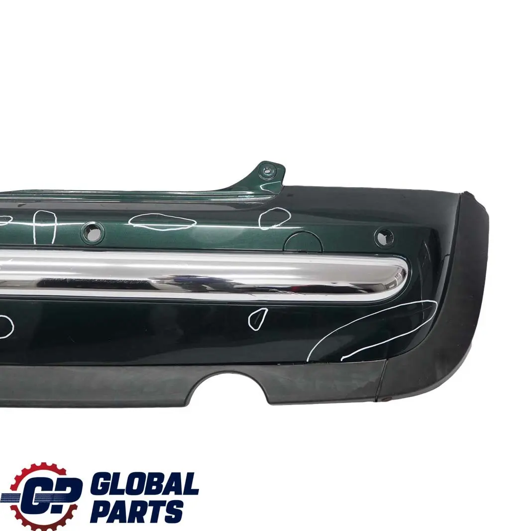 Stossfänger Hinten PDC British Racing Green Metallic 895 für BMW Mini Cooper R50 mit Teilenummer 0029928 BMW Mini Cooper R50 Stossfänger Hinten PDC British Racing Green Metallic 895 - SKU 0029928-BRG - Teilenummer 0029928