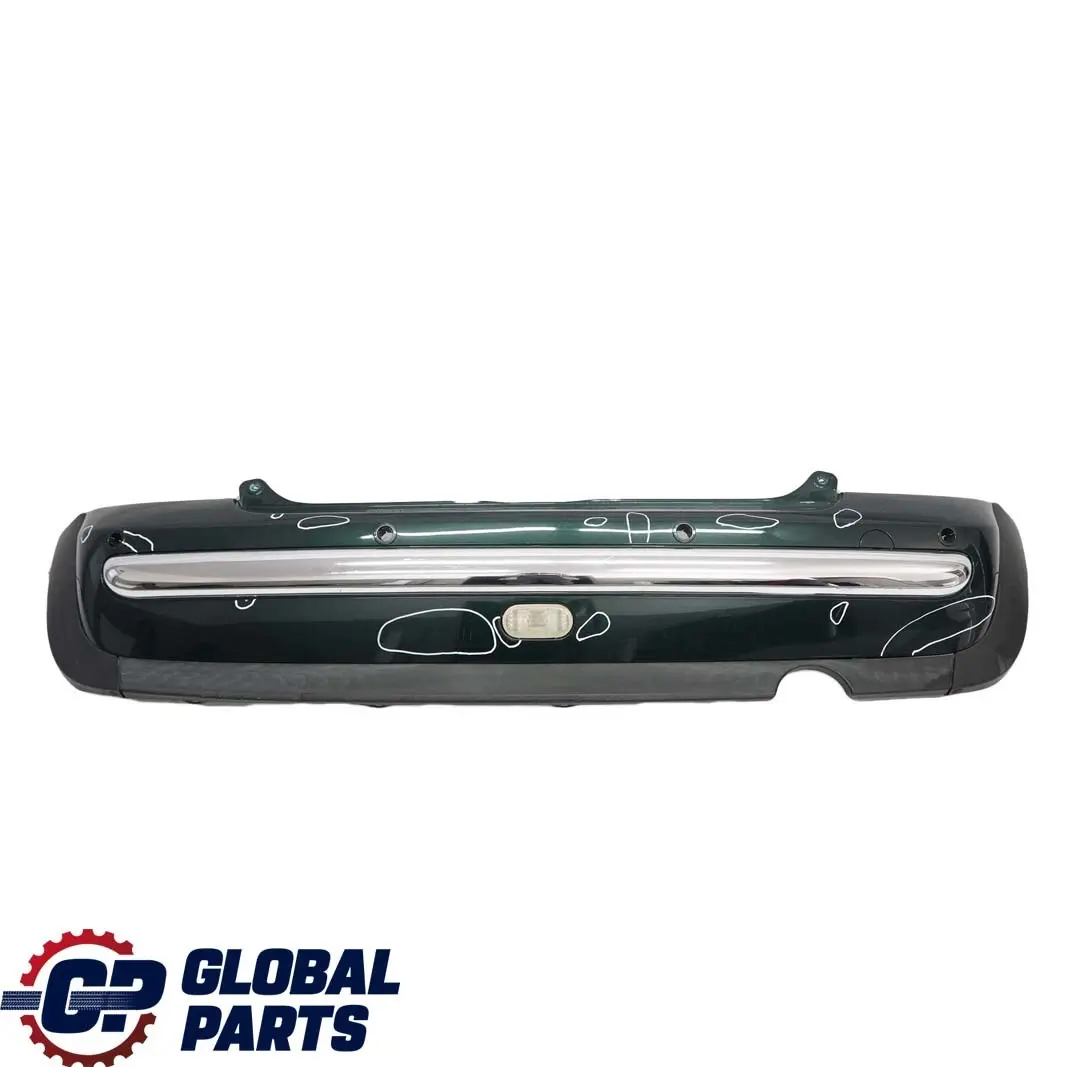Bumper Panel PDC British Racing Green Metallic - 895 to BMW Mini Cooper R50 Rear with Part number 0029928 BMW Mini Cooper R50 Rear Bumper Panel PDC British Racing Green Metallic - 895 - SKU 0029928-BRG - Part number 0029928