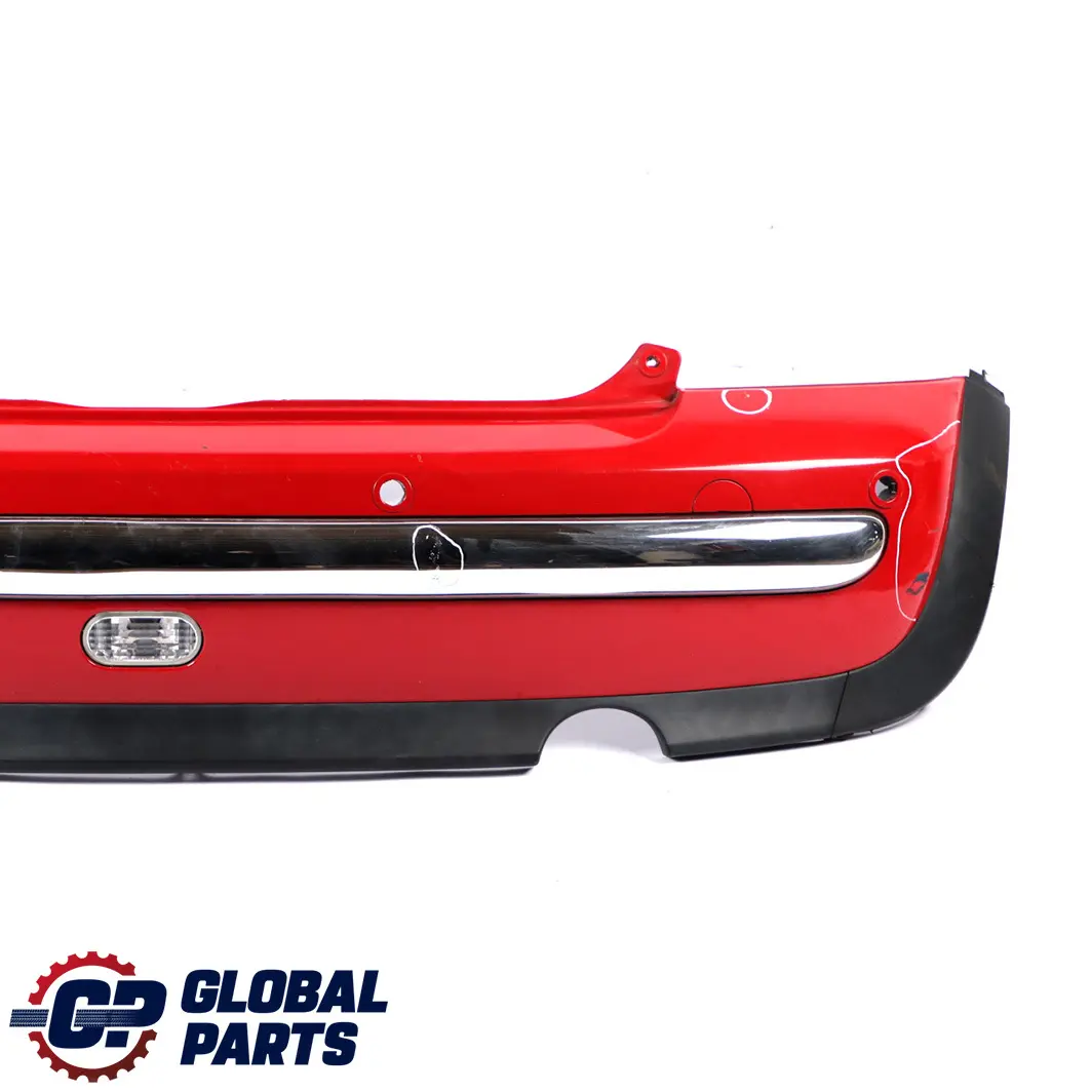 BMW Mini Cooper R50 Rear Bumper Panel PDC Chili Red - 851 - SKU 0029928-CHRED - Part number 0029928