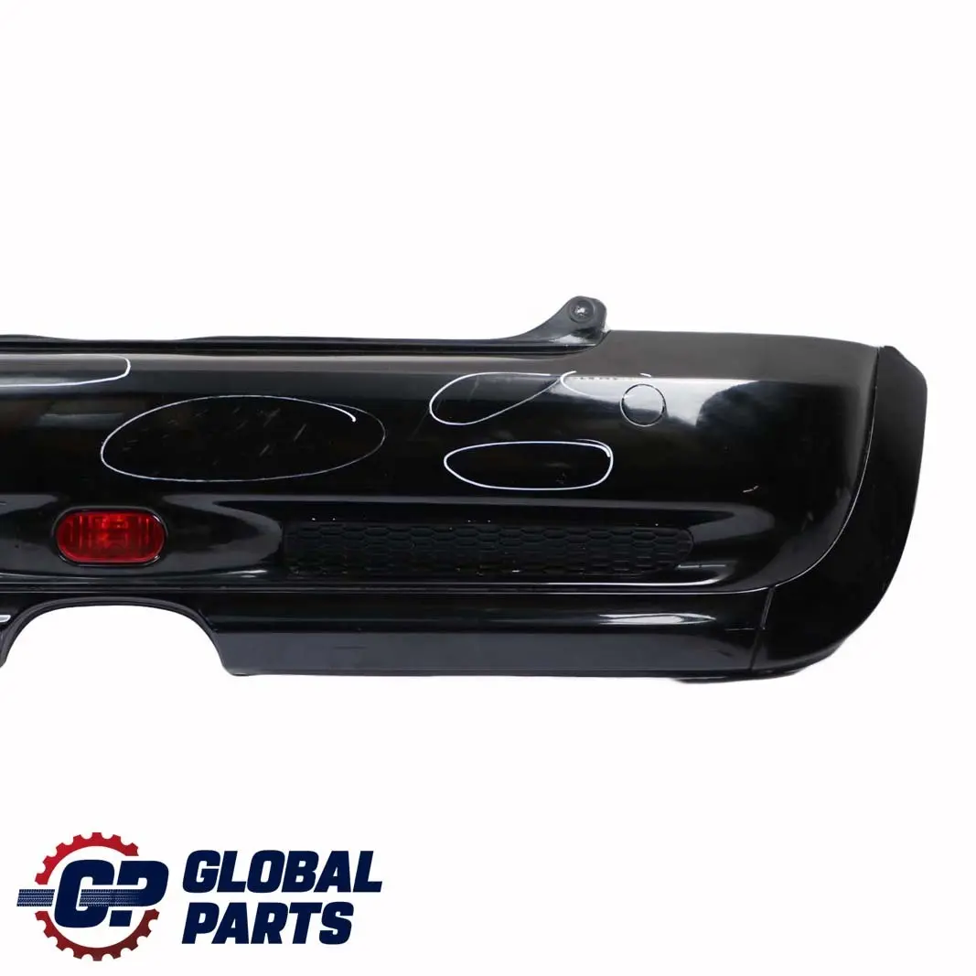 Complete Rear Bumper Panel Black to BMW Mini Cooper S R53 with Part number 0029957 BMW Mini Cooper S R53 Complete Rear Bumper Panel Black - SKU 0029957-BLK - Part number 0029957