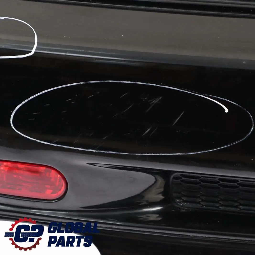 BMW Mini Cooper S R53 Complete Rear Bumper Panel Black - SKU 0029957-BLK - Part number 0029957