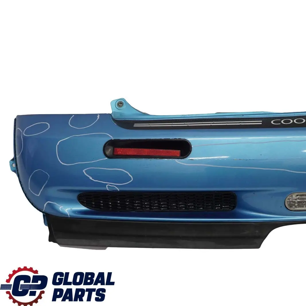 BMW Mini Cooper S R53 1 Complete Rear Bumper Panel Electric Blue Metallic - 870 - SKU 0029957-ELB1 - Part number 0029957