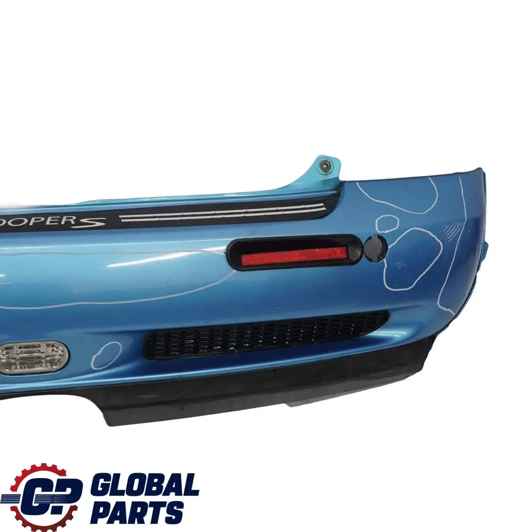 BMW Mini Cooper S R53 1 Complete Rear Bumper Panel Electric Blue Metallic - 870 - SKU 0029957-ELB1 - Part number 0029957