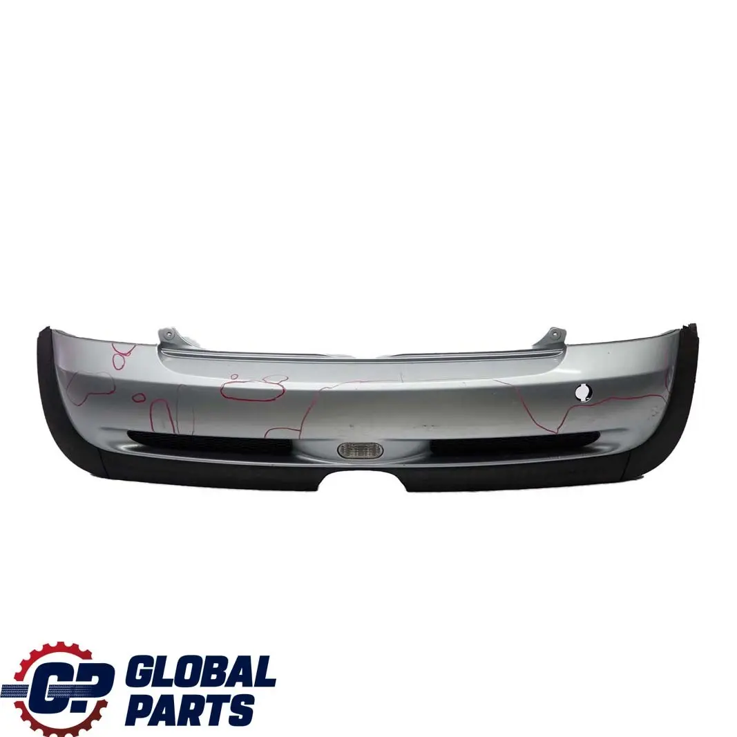 Stossfänger Hinten Pure Silver Silber - 900 für BMW Mini R53 Cooper S 1 mit Teilenummer 0029957 BMW Mini R53 Cooper S 1 Stossfänger Hinten Pure Silver Silber - 900 - SKU 0029957-PS1 - Teilenummer 0029957