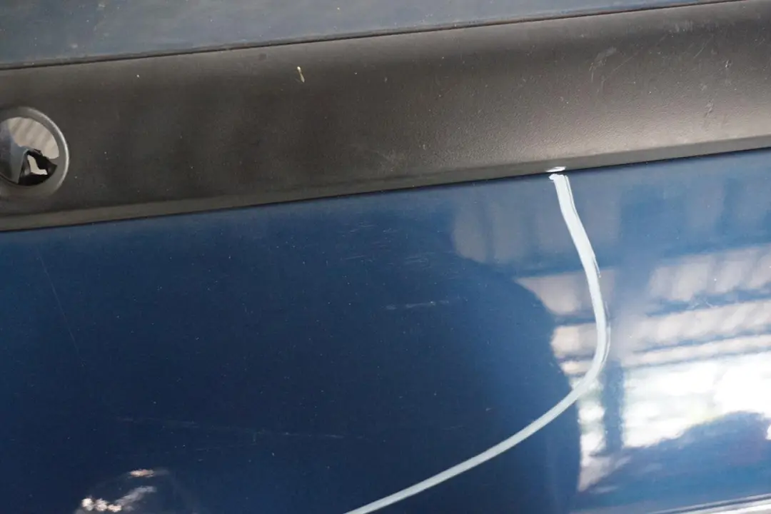 Bumper Trim Panel Topasblau Blue Metallic - 364 to BMW 3 Series E46 Rear with Part number 0030350 BMW 3 Series E46 Rear Bumper Trim Panel Topasblau Blue Metallic - 364 - SKU 0030350-TPB - Part number 0030350