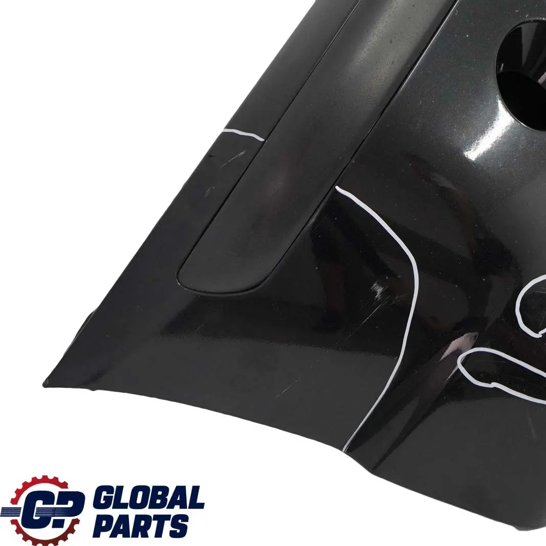 Front Bumper Trim Panel Black Sapphire Metallic - 475 to BMW 3 E46 Saloon Touring with Part number 0030351 BMW 3 E46 Saloon Touring Front Bumper Trim Panel Black Sapphire Metallic - 475 - SKU 0030351-BS - Part number 0030351