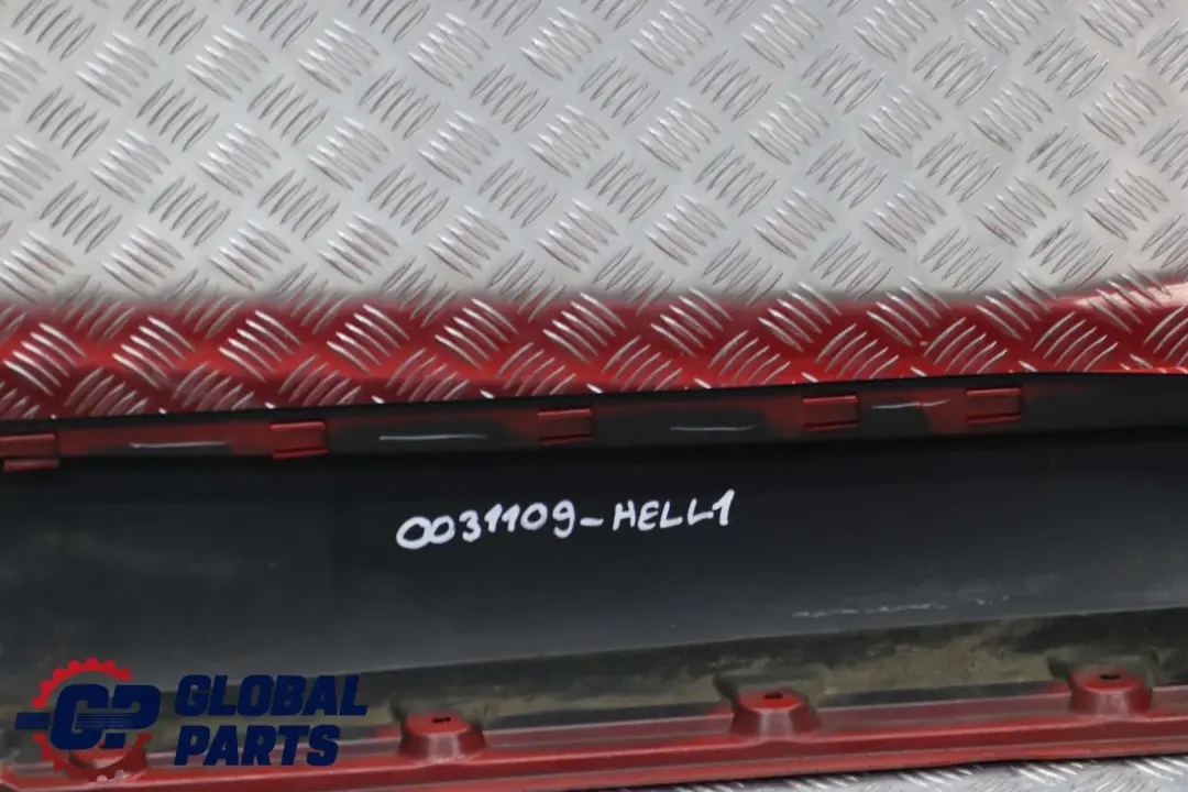 Izquierda Sill Tira Faldon Lateral Panel Hellrot Rojo Brillante para BMW Z4 E85 E86 con número de pieza 0031109 BMW Z4 E85 E86 Izquierda Sill Tira Faldon Lateral Panel Hellrot Rojo Brillante - SKU 0031109-HELL1 - Número de pieza 0031109