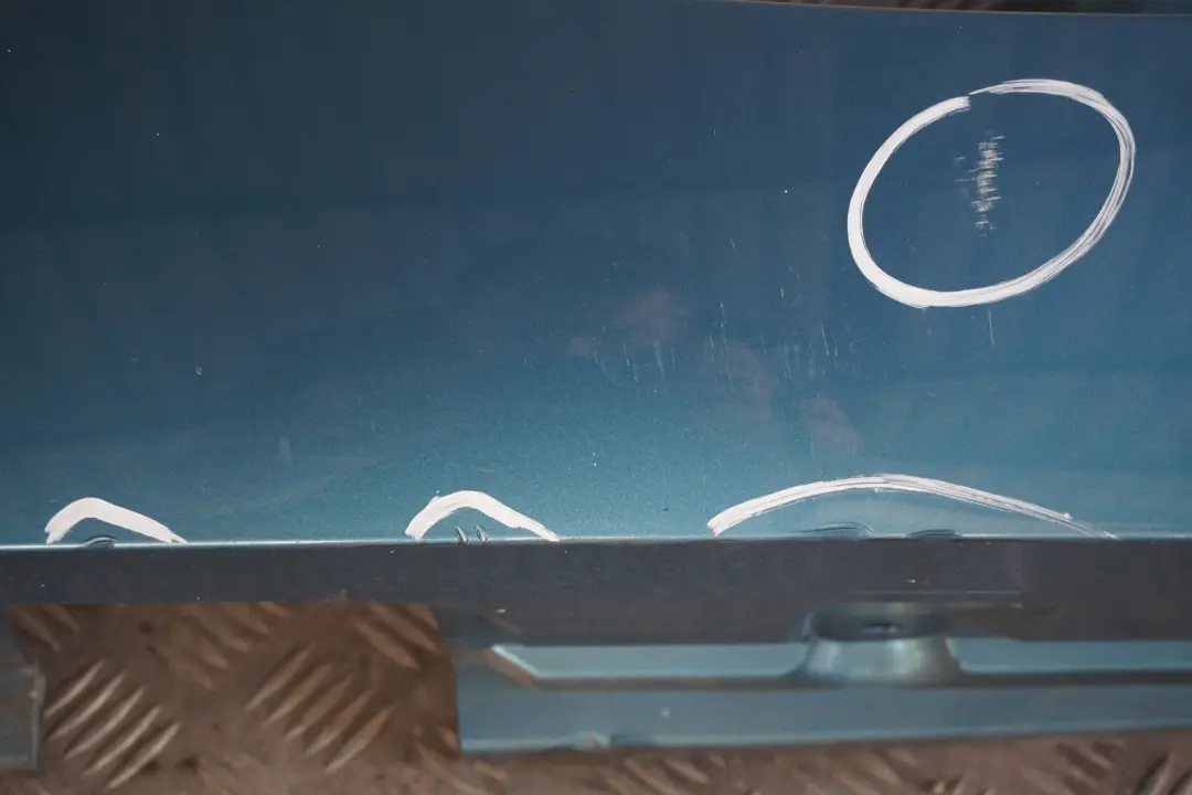 Left N/S Sill Strip Side Skirt Panel Maledivenblau Blue to BMW Z4 Series E85 E86 with Part number 0031109 BMW Z4 Series E85 E86 Left N/S Sill Strip Side Skirt Panel Maledivenblau Blue - SKU 0031109-MAB - Part number 0031109