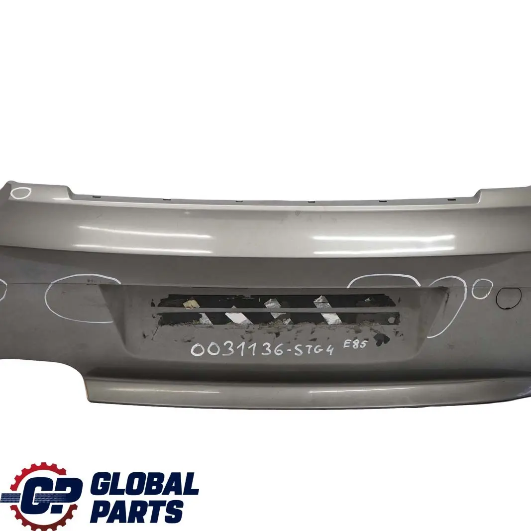Bumper Trim Panel Sterlinggrau Sterling Grey 472 to BMW Z4 E85 Convertible 4 Rear with Part number 0031136 BMW Z4 E85 Convertible 4 Rear Bumper Trim Panel Sterlinggrau Sterling Grey 472 - SKU 0031136-STG4 - Part number 0031136