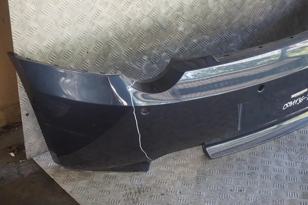 BMW Z4 E85 Convertible Rear Bumper Trim Panel Toledoblau Blue Metallic 482 - SKU 0031136-TDB - Part number 0031136